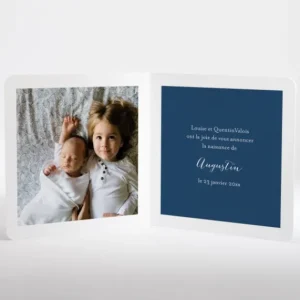 Faire-part de naissance Winter*Faire-part Elégant New
