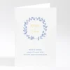 Livret de messe mariage Couronne*Faire-part Elégant Best