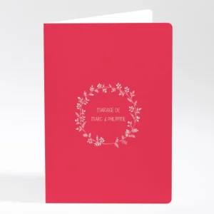 Livret de messe mariage Couronne de feuilles*Faire-part Elégant Online
