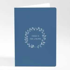 Livret de messe mariage Couronne de feuilles*Faire-part Elégant Online