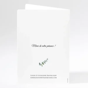 Livret de messe mariage Champetre*Faire-part Elégant Clearance