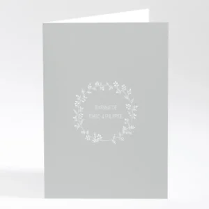 Livret de messe mariage Couronne de feuilles*Faire-part Elégant Online