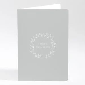 Livret de messe mariage Couronne de feuilles*Faire-part Elégant Online