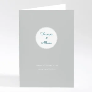 Livret de messe mariage Dentelle*Faire-part Elégant Fashion