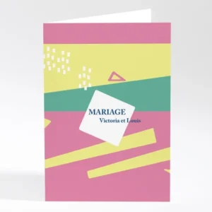 Livret de messe mariage Eightees*Faire-part Elégant Sale