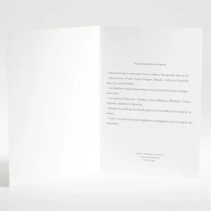 Livret de messe mariage Elegance scandinave*Faire-part Elégant Online