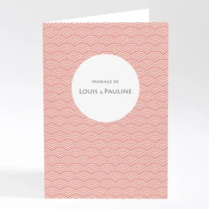 Livret de messe mariage Elegance scandinave*Faire-part Elégant Online