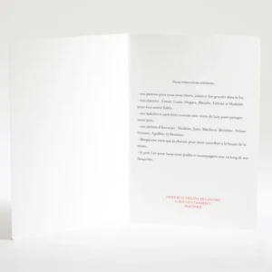 Livret de messe mariage Elegantes baies*Faire-part Elégant Clearance