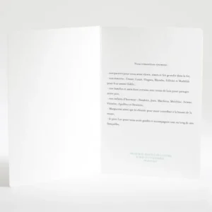 Livret de messe mariage Elegantes baies*Faire-part Elégant Clearance