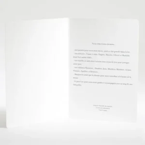 Livret de messe mariage Elegance scandinave*Faire-part Elégant Online