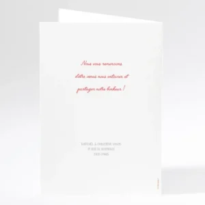 Livret de messe mariage Fanions*Faire-part Elégant Hot