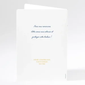 Livret de messe mariage Fanions*Faire-part Elégant Hot