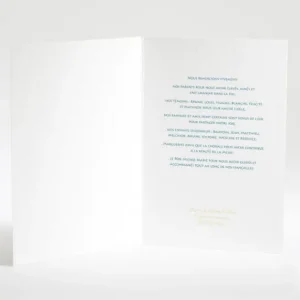 Livret de messe mariage Feuillage*Faire-part Elégant Discount