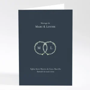 Livret de messe mariage Gypsophile*Faire-part Elégant Online