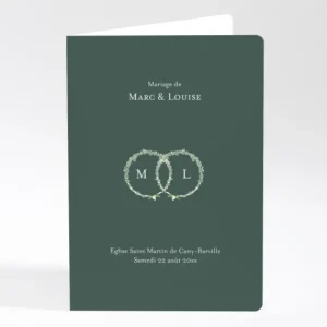 Livret de messe mariage Gypsophile*Faire-part Elégant Online