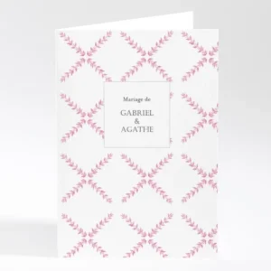 Livret de messe mariage Lauriers*Faire-part Elégant Outlet