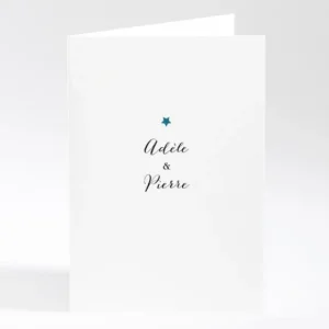 Livret de messe mariage Ma belle etoile*Faire-part Elégant Sale