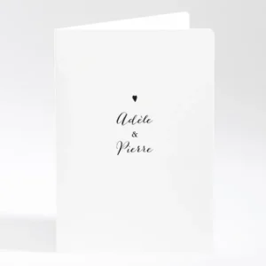 Livret de messe mariage Mon petit coeur*Faire-part Elégant Online