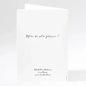 Livret de messe mariage Mon petit coeur*Faire-part Elégant Online