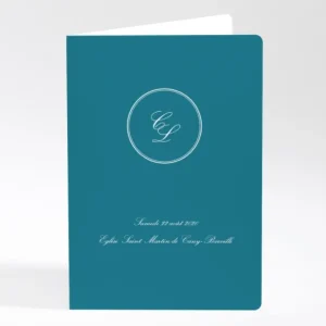 Livret de messe mariage Medaillon elegant*Faire-part Elégant Online
