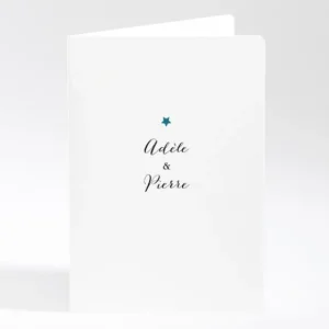 Livret de messe mariage Ma belle etoile*Faire-part Elégant Sale
