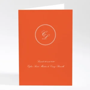 Livret de messe mariage Medaillon elegant*Faire-part Elégant Online