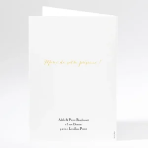 Livret de messe mariage Mon petit coeur*Faire-part Elégant Online