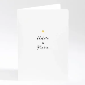Livret de messe mariage Ma belle etoile*Faire-part Elégant Sale