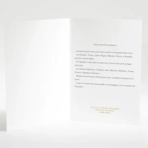 Livret de messe mariage Napoleon III*Faire-part Elégant Discount