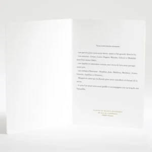 Livret de messe mariage Napoleon III*Faire-part Elégant Discount