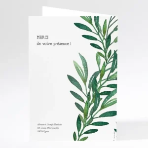 Livret de messe mariage Passion vegetale*Faire-part Elégant Outlet