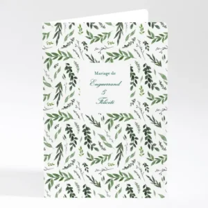 Livret de messe mariage Provencal*Faire-part Elégant Sale