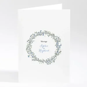 Livret de messe mariage Ronde fleurie*Faire-part Elégant Online