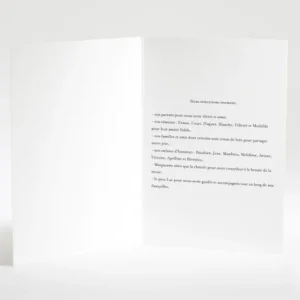Livret de messe mariage Ronde fleurie*Faire-part Elégant Online