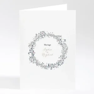 Livret de messe mariage Ronde fleurie*Faire-part Elégant Online