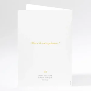 Livret de messe mariage Typographies*Faire-part Elégant Best