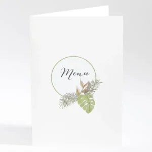 Menu mariage Ananas*Faire-part Elégant Fashion