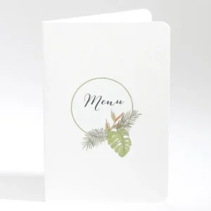 Menu mariage Ananas*Faire-part Elégant Fashion