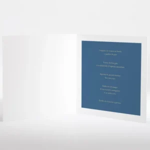 Menu mariage Belle promesse*Faire-part Elégant New