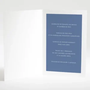 Menu mariage Elegance scandinave*Faire-part Elégant Best