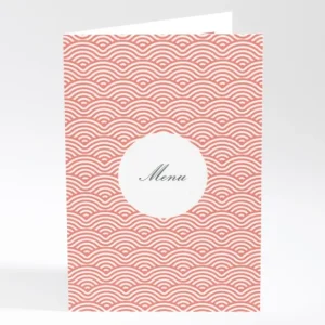 Menu mariage Elegance scandinave*Faire-part Elégant Best