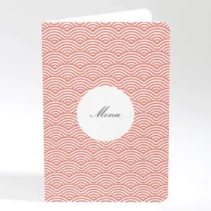 Menu mariage Elegance scandinave*Faire-part Elégant Best