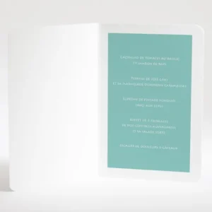 Menu mariage Elegance scandinave*Faire-part Elégant Best