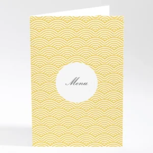 Menu mariage Elegance scandinave*Faire-part Elégant Best