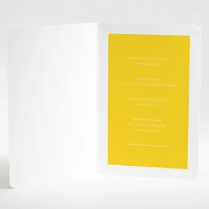 Menu mariage Elegantes baies*Faire-part Elégant New