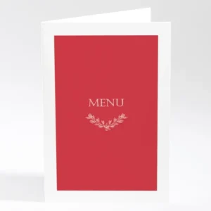 Menu mariage Elegantes baies*Faire-part Elégant New