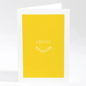 Menu mariage Elegantes baies*Faire-part Elégant New