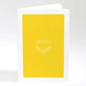Menu mariage Elegantes baies*Faire-part Elégant New