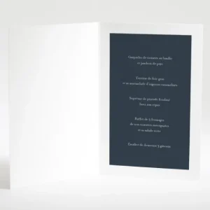 Menu mariage Eucalyptus*Faire-part Elégant Online