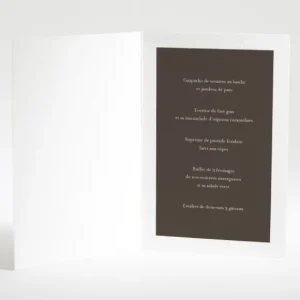 Menu mariage Eucalyptus*Faire-part Elégant Online